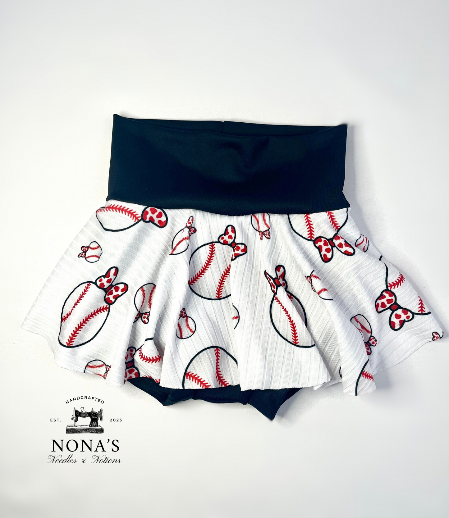 9-12m Skirted Baseball Bummies