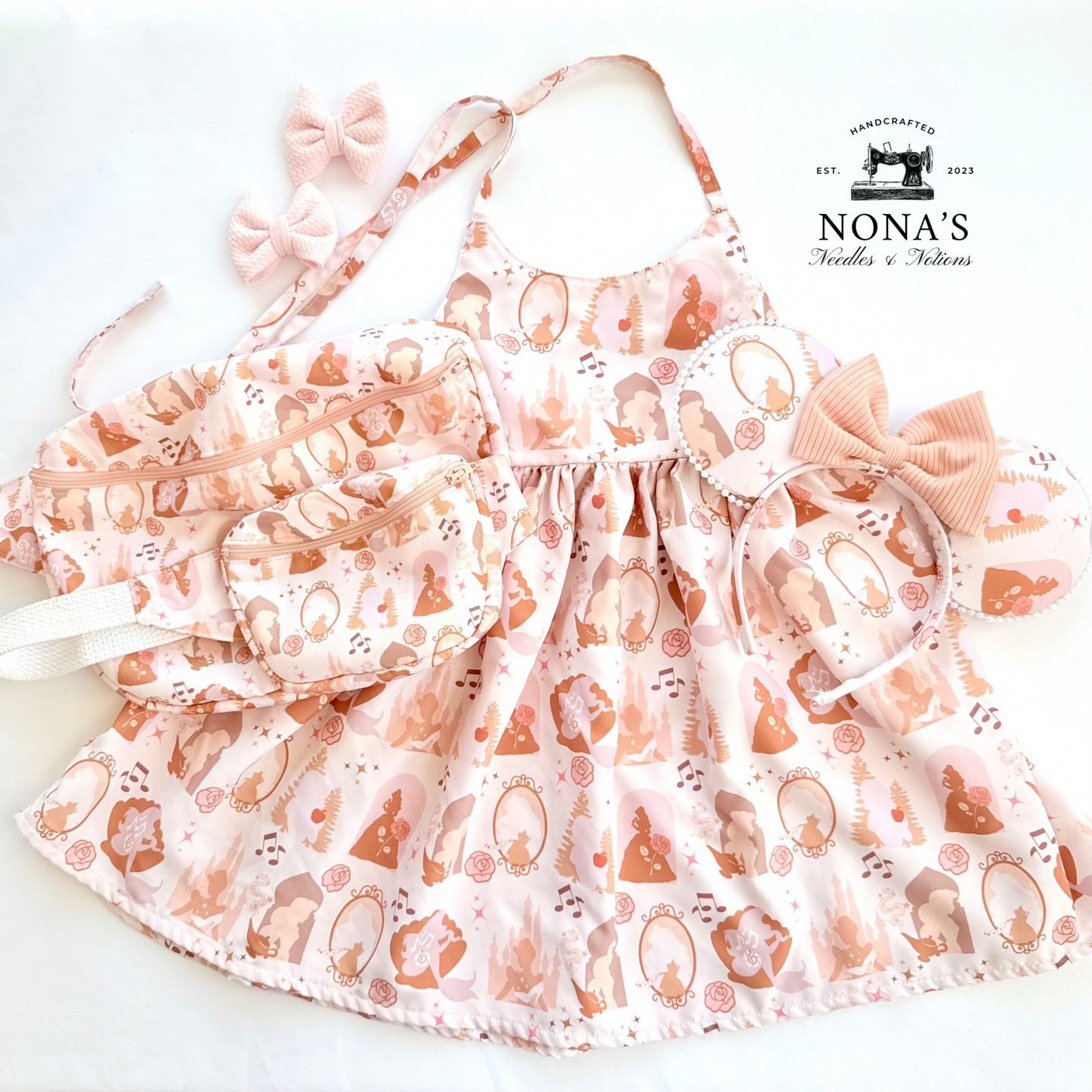 Princess Silhouette Full Set – Dress, Ears & Fanny Packs