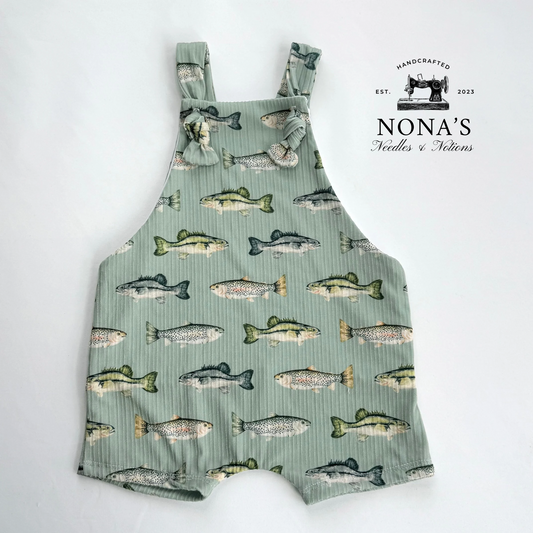 Gone Fishing Knotted Overall