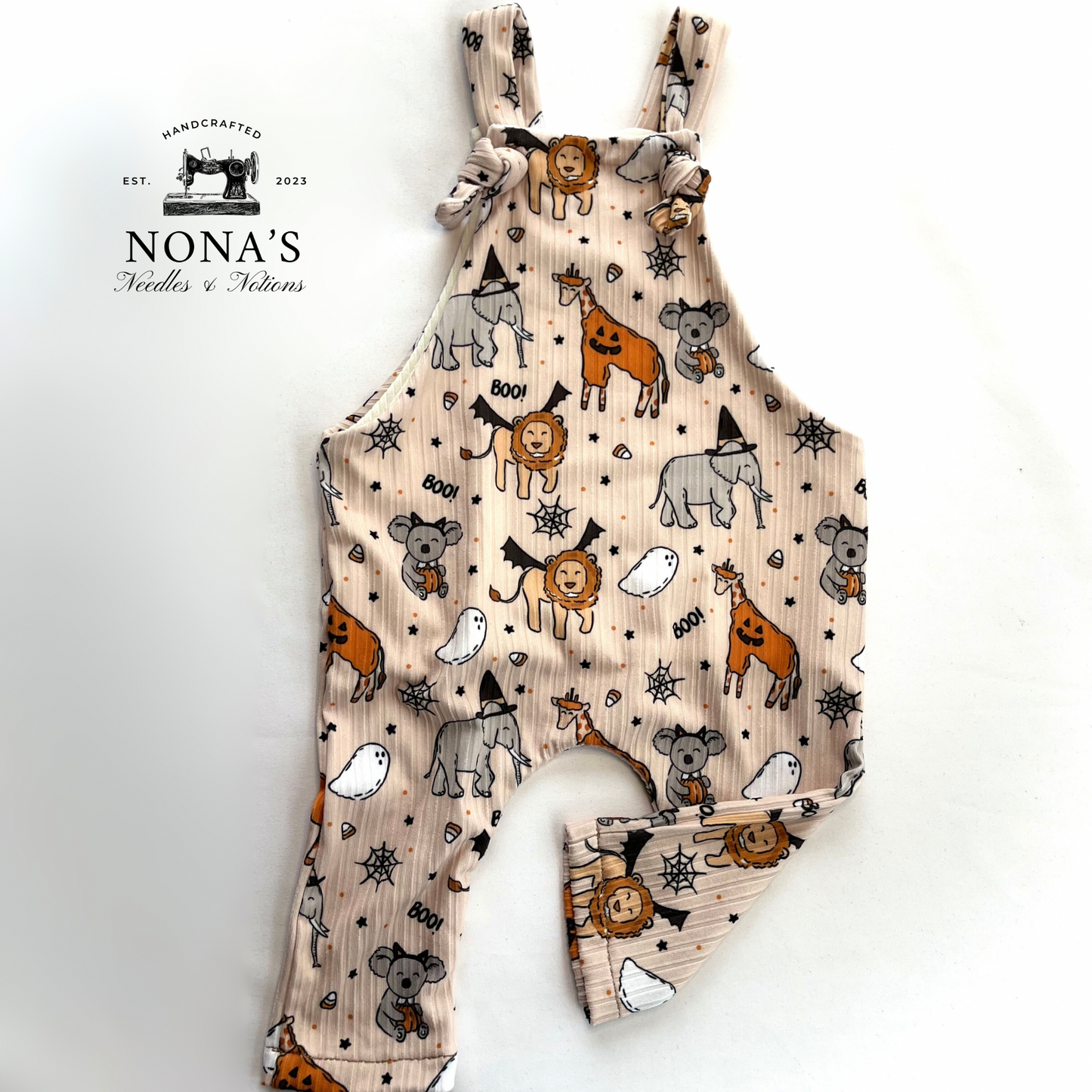 Spooky Knotted Overalls